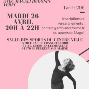 Stage de Danse Jazz – 26/04/22 à 20H